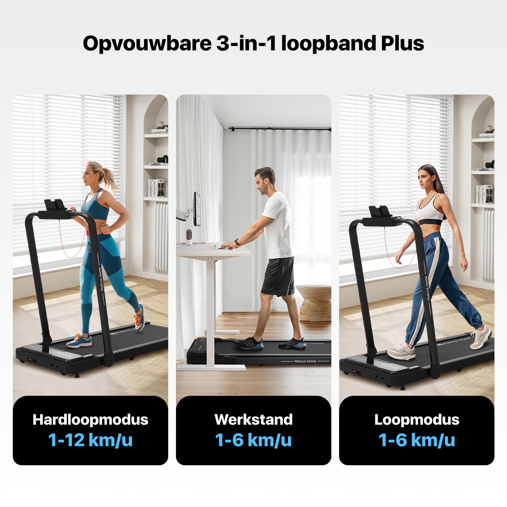 Amazon | Mobvoi ウォーキングパッド トレッドミル 傾斜スマートAI 3
